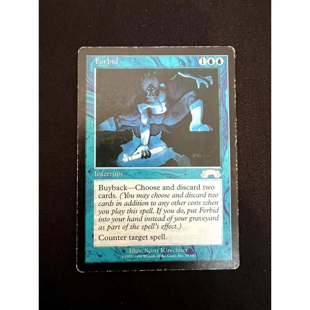Forbid 35 UC Exodus Magic: The Gathering HP